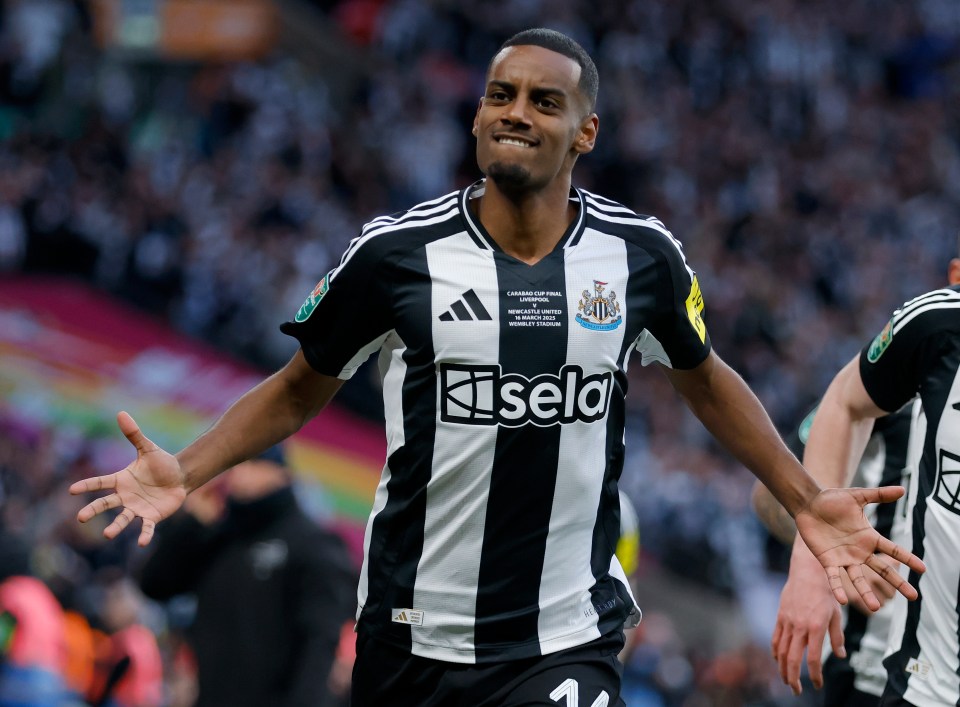 Alexander Isak's goal against Liverpool sealed Newcastle's recent League Cup win