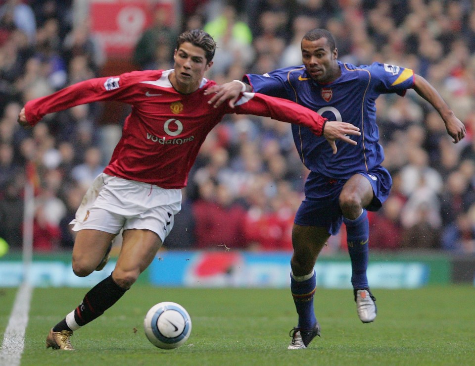 Ronaldo only scored two Premier League goals against Cole from eight top-flight matches